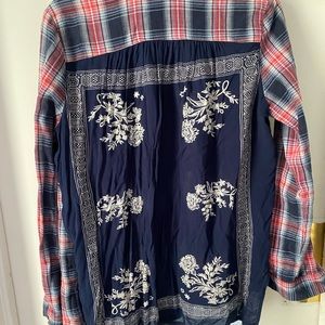 XS Free People flannel